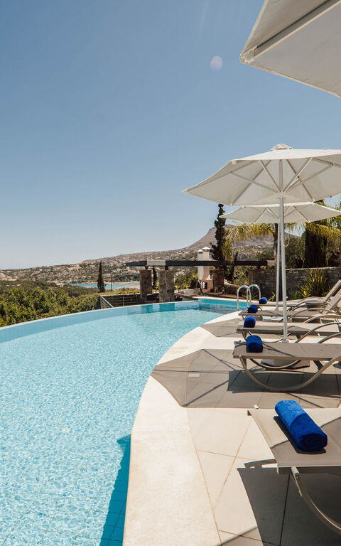 Villa Kera Panorama: Building Exterior, Outdoor, Pool, Scenic View