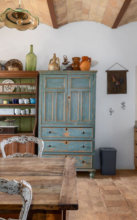 Casale Delle Mele: Dining Room, Kitchen