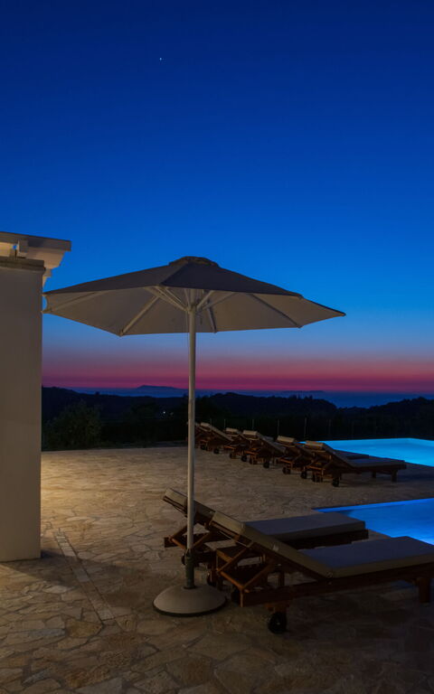 Villa Sunset: Building Exterior, Outdoor, Pool, Scenic View