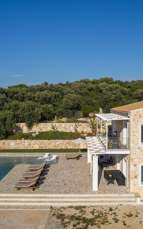 Villa Sunset: Building Exterior, Outdoor, Pool, Scenic View