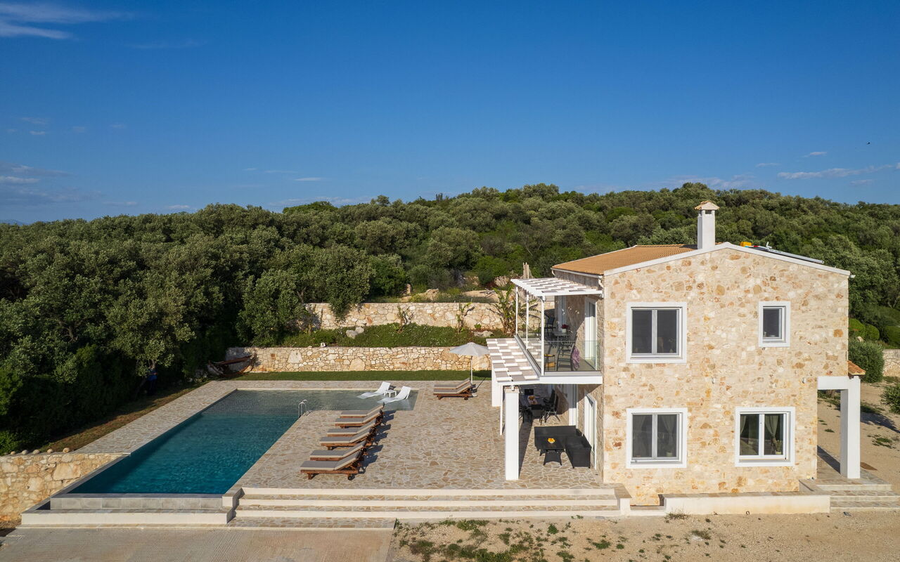 Villa Sunset: Building Exterior, Outdoor, Pool, Scenic View