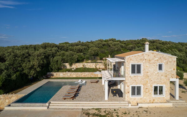 Villa Sunset: Building Exterior, Outdoor, Pool, Scenic View