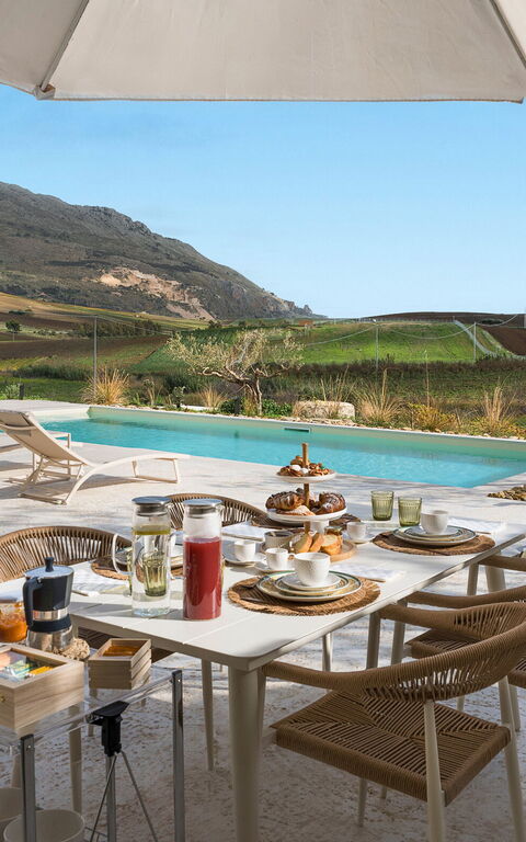 Villa Sike: Balcony / Terrace / Patio, Building Exterior, Outdoor, Pool, Scenic View