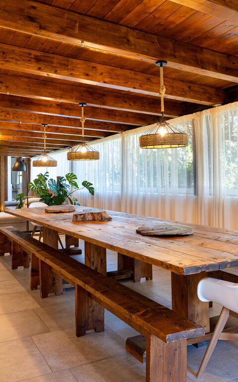 Villa Sole Tra i Ginepri: Dining Room, Living Room