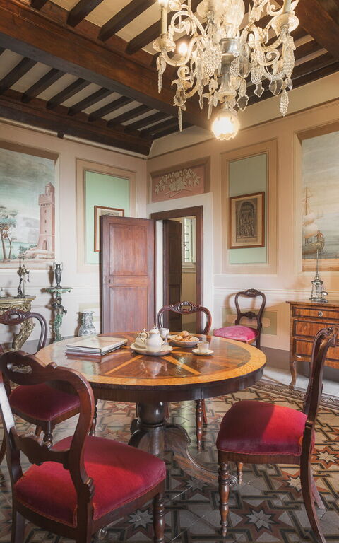Villa Laparelli Pitti: Living Room