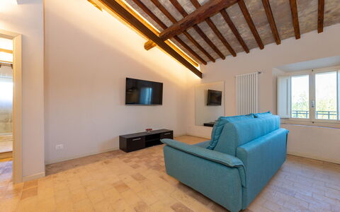 Accommodation Borgo Ariano 7: Living Room