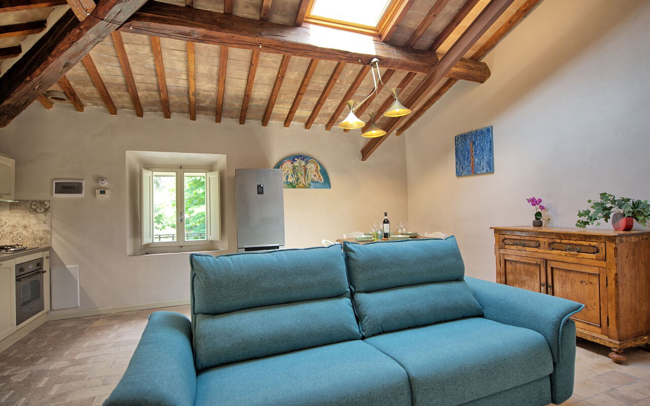 Accommodation Borgo Ariano 6: Dining Room, Kitchen, Living Room