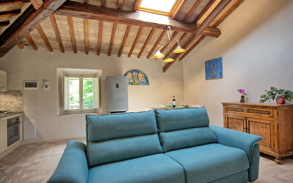 Accommodation Borgo Ariano 6: Dining Room, Kitchen, Living Room