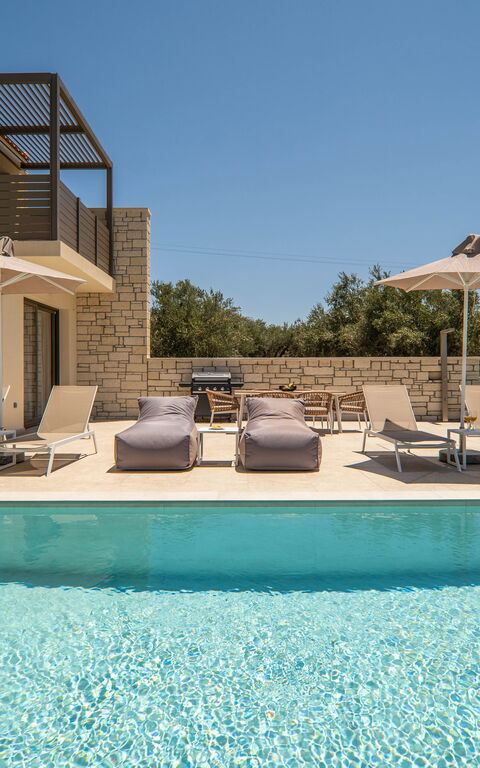 Villa Zen Chrysi: Building Exterior, Outdoor, Pool