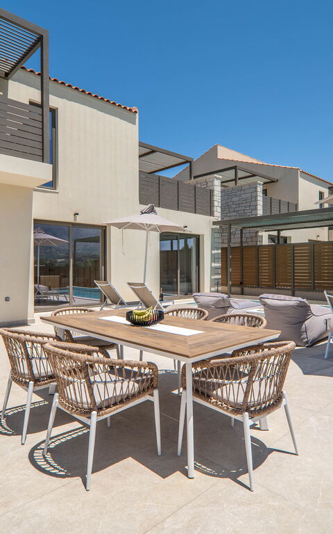 Villa Zen Aphrodite: Balcony / Terrace / Patio, Building Exterior, Outdoor, Pool