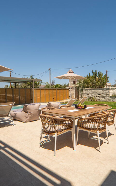 Villa Zen Hephaistos: Balcony / Terrace / Patio, Building Exterior, Outdoor