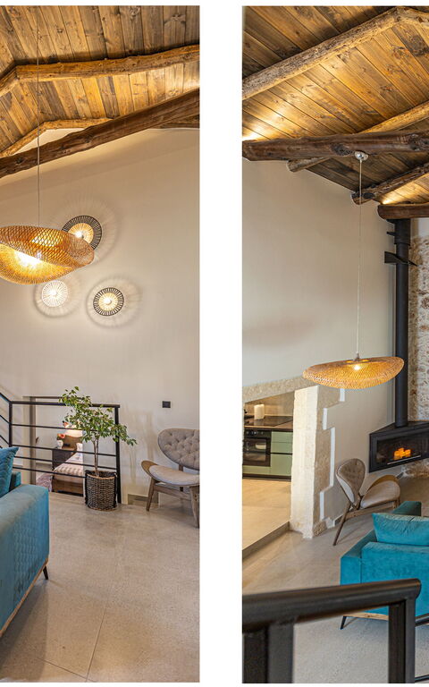 Villa Platon: Living Room