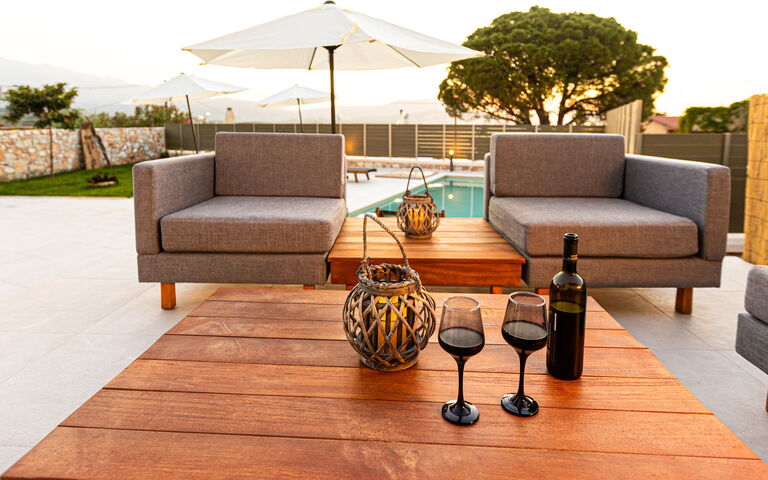 Villa Platon: Balcony / Terrace / Patio, Building Exterior, Outdoor, Pool