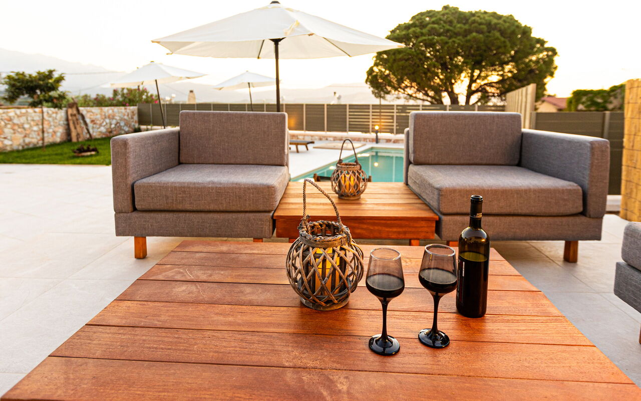 Villa Platon: Balcony / Terrace / Patio, Building Exterior, Outdoor, Pool