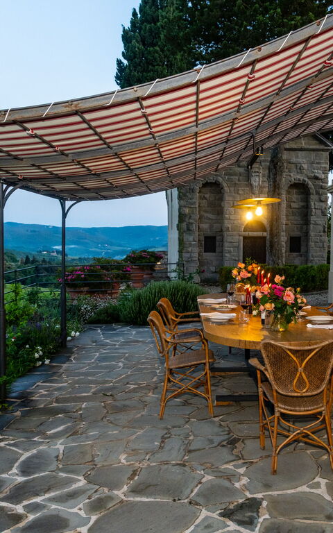Villa Tenuta Casenuove: Balcony / Terrace / Patio, Building Exterior, Outdoor, Scenic View