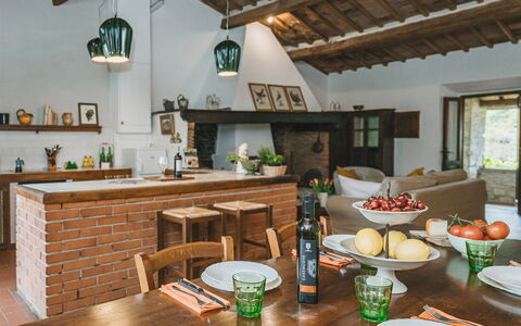 Accommodation Colonica: Dining Room