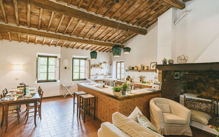 Accommodation Colonica: Living Room