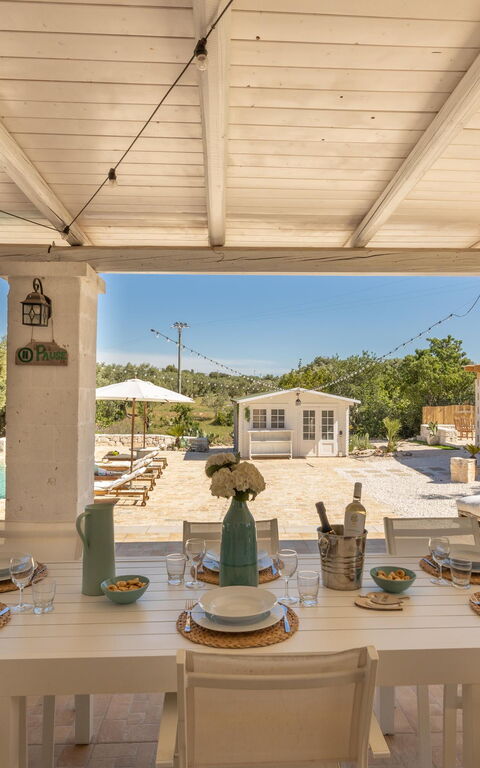 Villa Lampu Di Luce: Balcony / Terrace / Patio, Building Exterior, Outdoor, Pool