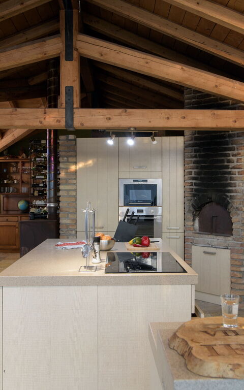 Villa Irida: Dining Room, Kitchen, Living Room