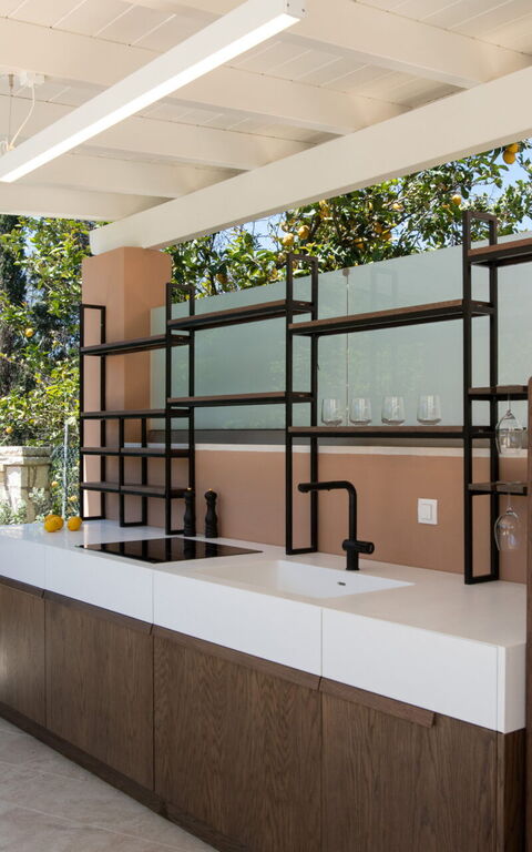 Villa Eleas Ikos: Balcony / Terrace / Patio, Building Exterior, Outdoor