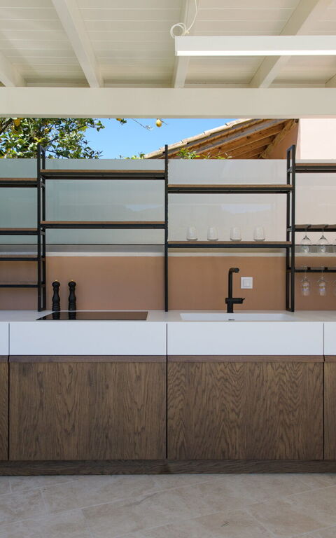 Villa Eleas Ikos: Balcony / Terrace / Patio, Building Exterior, Outdoor