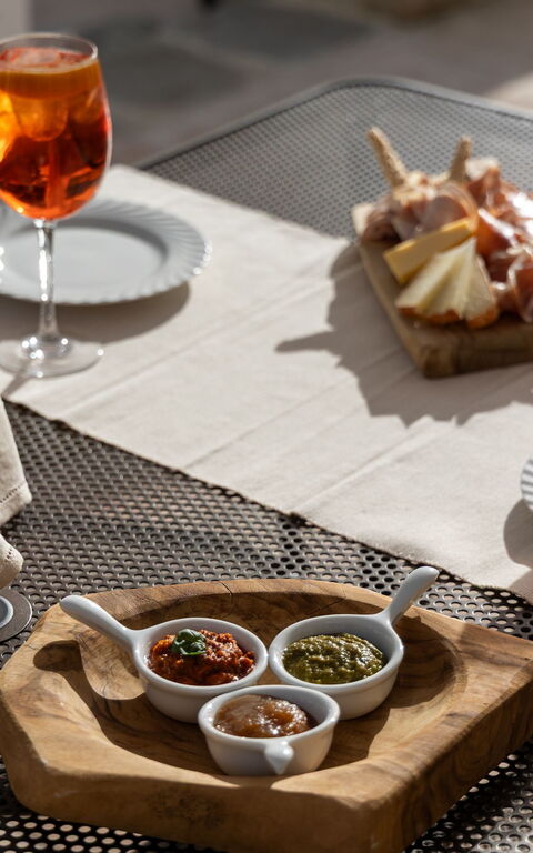 Villa Anna: Food, Outdoor