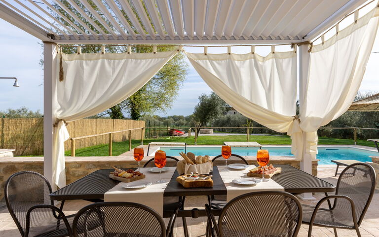 Villa Anna: Balcony / Terrace / Patio, Garden, Outdoor, Pool
