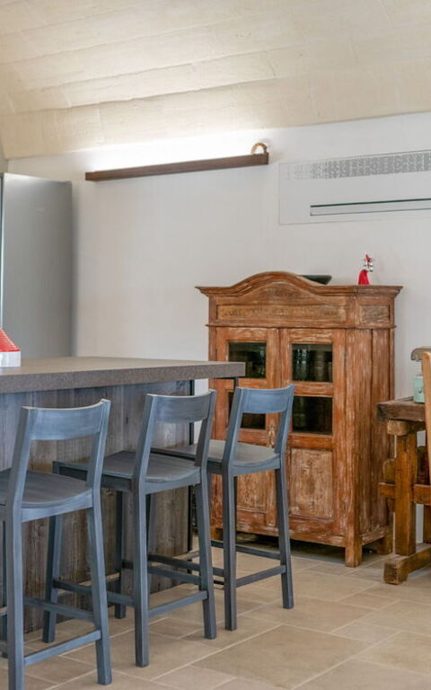 Trulli di Luccio: Dining Room, Kitchen