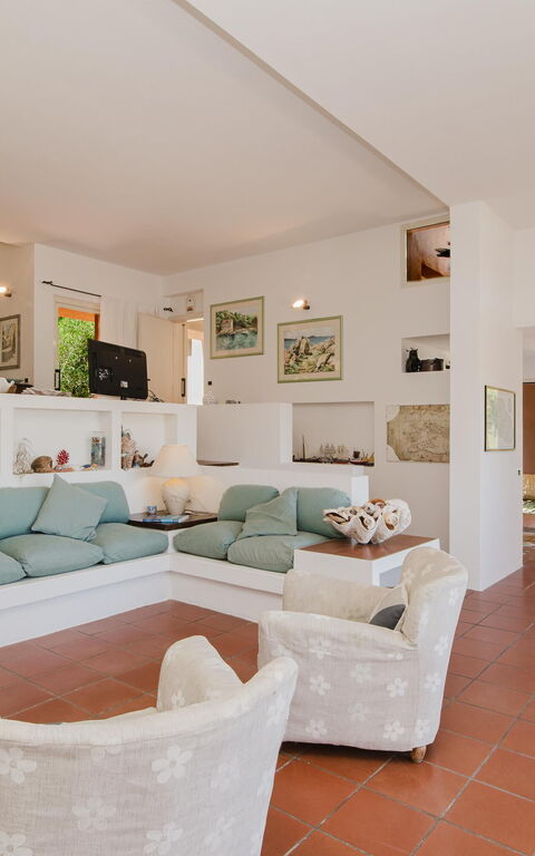 Villa Cala Serena: Living Room