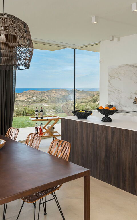Villa Petite Afrique: Dining Room, Kitchen