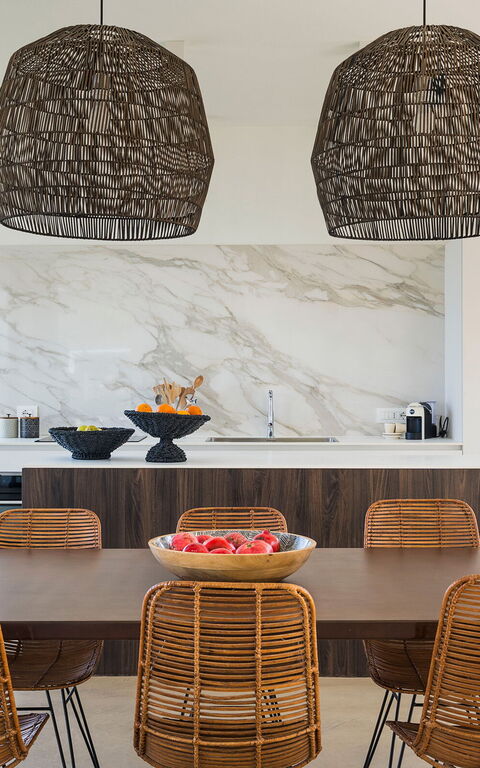 Villa Petite Afrique: Dining Room