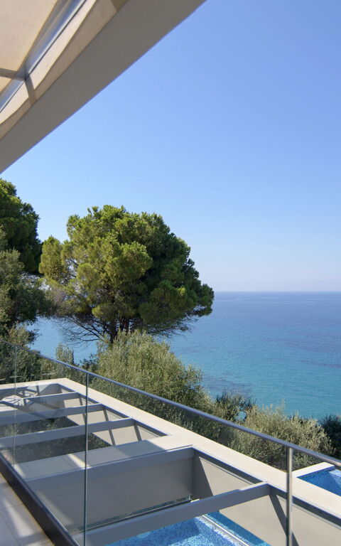 Villa Alkyoni: Balcony / Terrace / Patio, Building Exterior, Outdoor, Pool, Scenic View