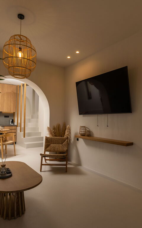 Lofos Horizon Villa: Living Room