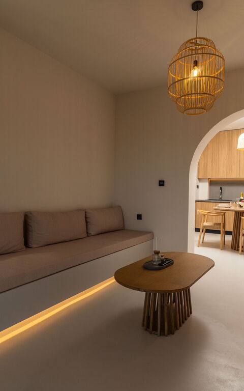 Lofos Horizon Villa: Living Room