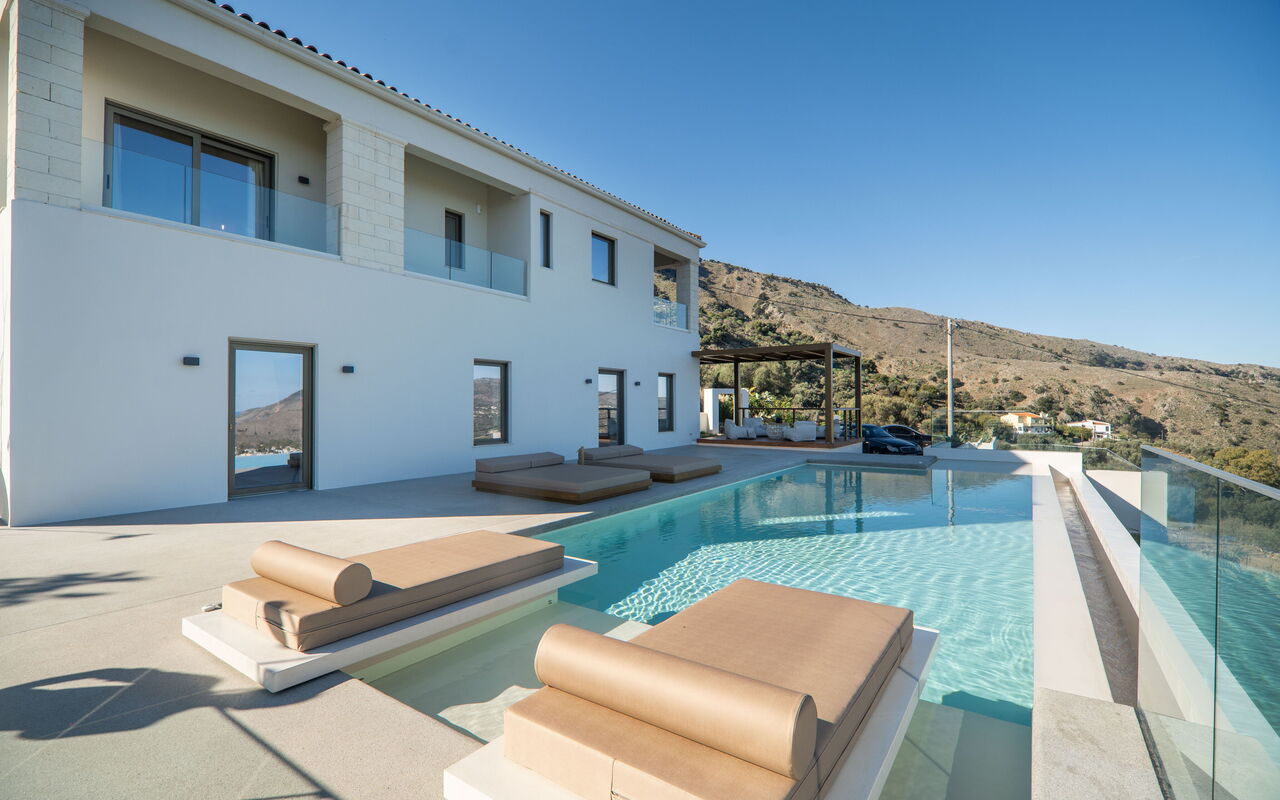 Lofos Horizon Villa: Building Exterior, Outdoor, Pool