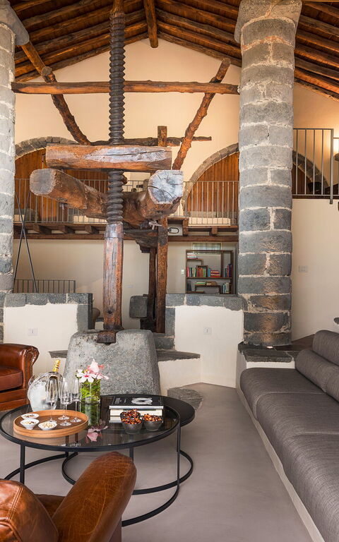 Villa Continella: Living Room