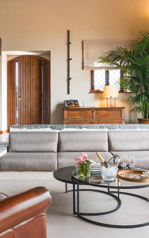 Villa Continella: Living Room