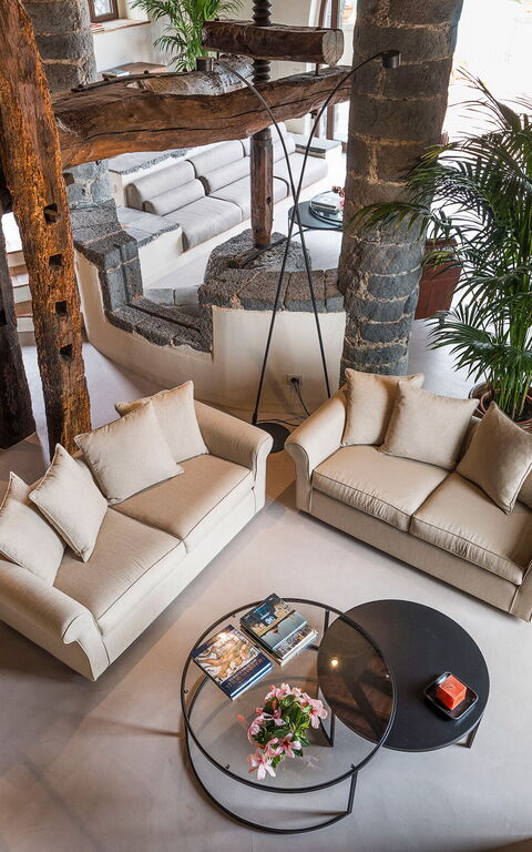 Villa Continella: Living Room