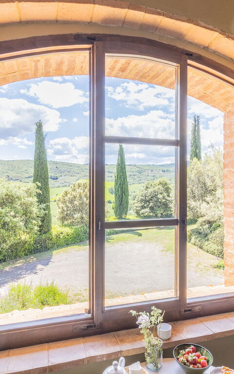 Podere Peteglia: Kitchen, Scenic View