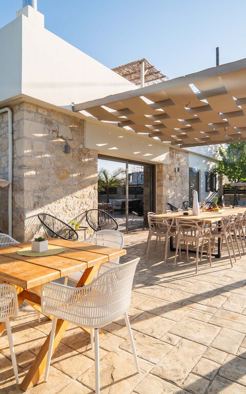Villa Olympia: Balcony / Terrace / Patio, Building Exterior, Garden, Outdoor