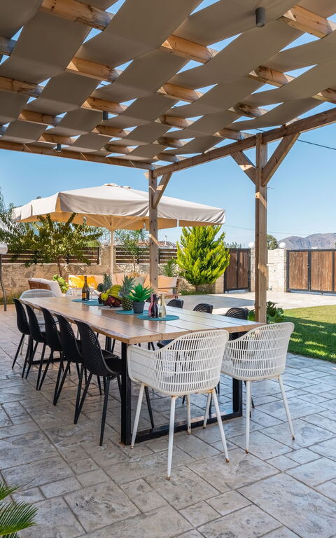 Villa Olympia: Balcony / Terrace / Patio, Building Exterior, Garden, Outdoor