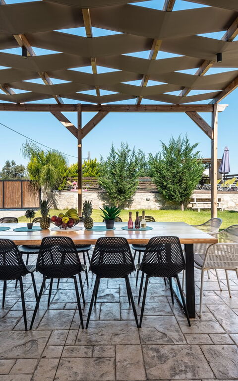 Villa Olympia: Balcony / Terrace / Patio, Building Exterior, Garden, Outdoor