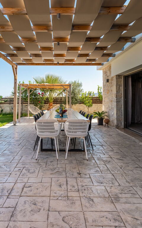 Villa Olympia: Balcony / Terrace / Patio, Building Exterior, Garden, Outdoor