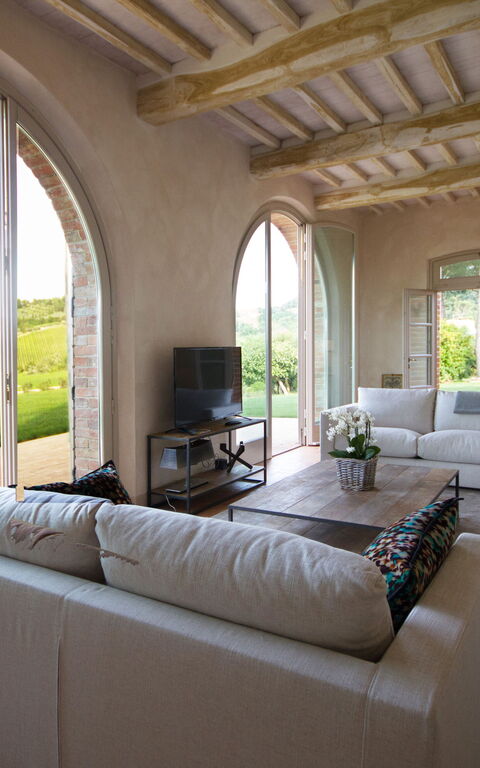 Villa Icario: Living Room
