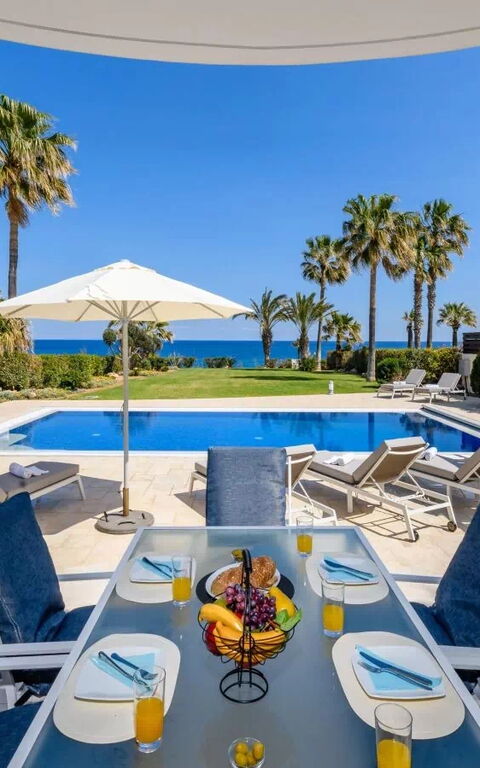 Royal Beachfront Villa: Building Exterior, Garden, Outdoor, Pool, Scenic View