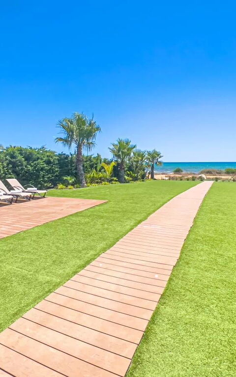 Serenity Seafront Villa: Building Exterior, Garden, Outdoor