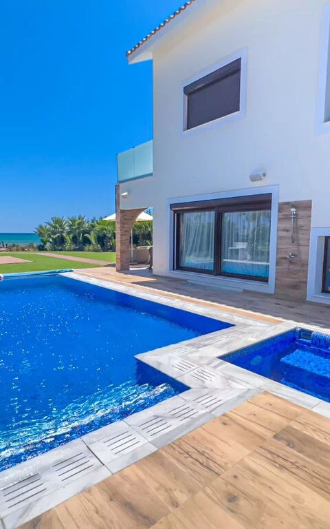 Serenity Seafront Villa: Building Exterior, Outdoor, Pool