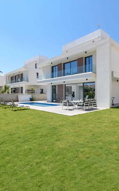By the Beach - White Coral Villa: Building Exterior, Garden, Outdoor, Pool