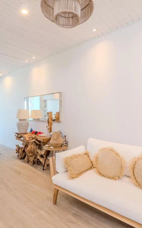 Aya Thekla Beach House: Living Room