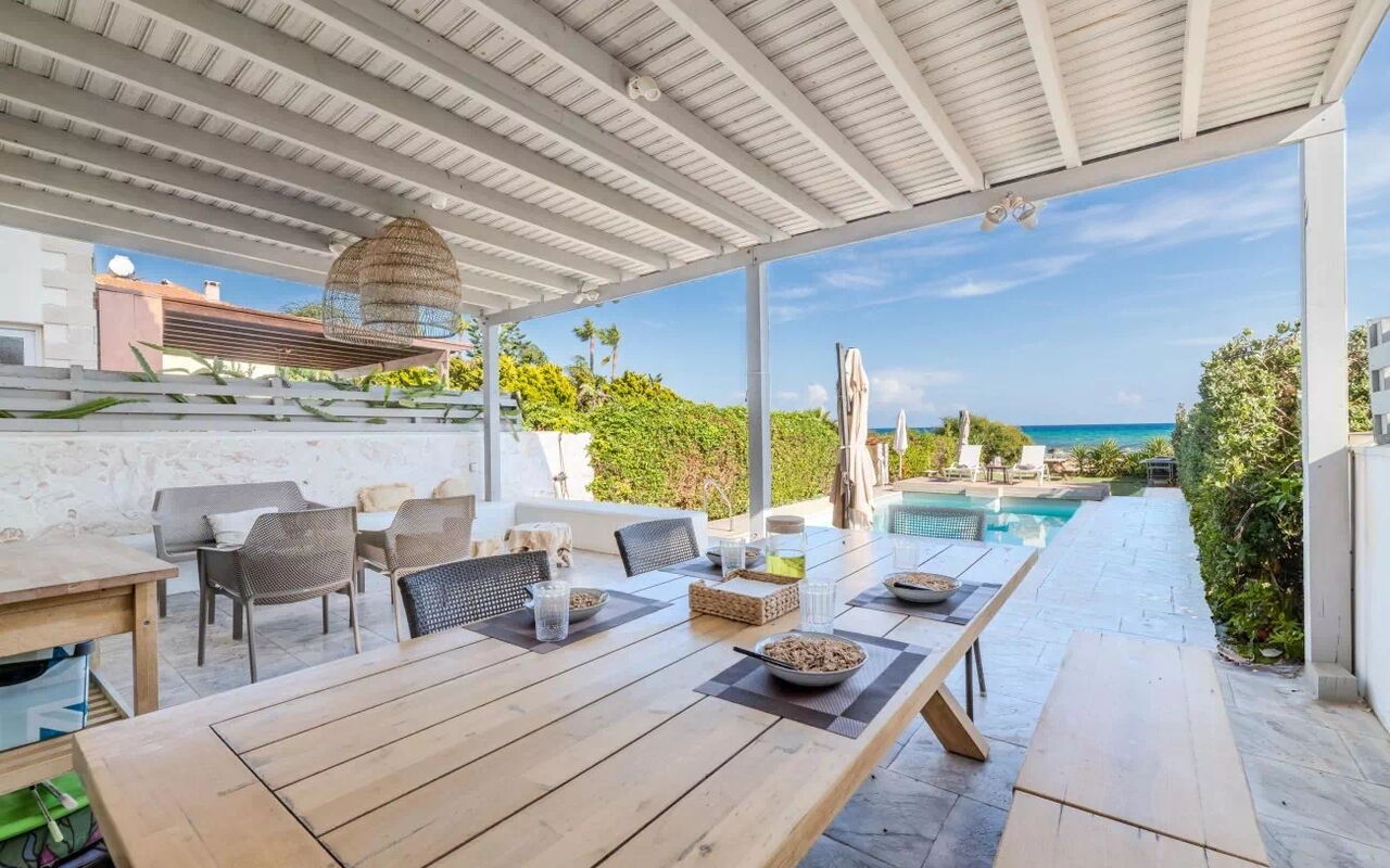 Aya Thekla Beach House: Balcony / Terrace / Patio, Building Exterior, Outdoor, Pool
